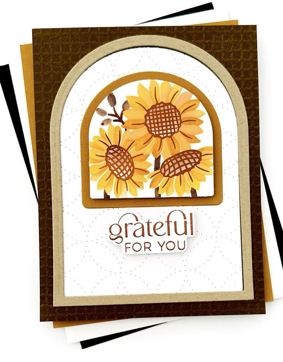 Sundry Sentiments Stamp Set - Fall