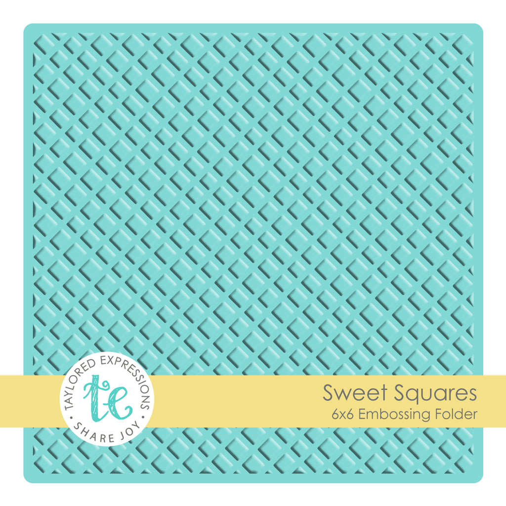 Embossing Folder - Sweet Squares