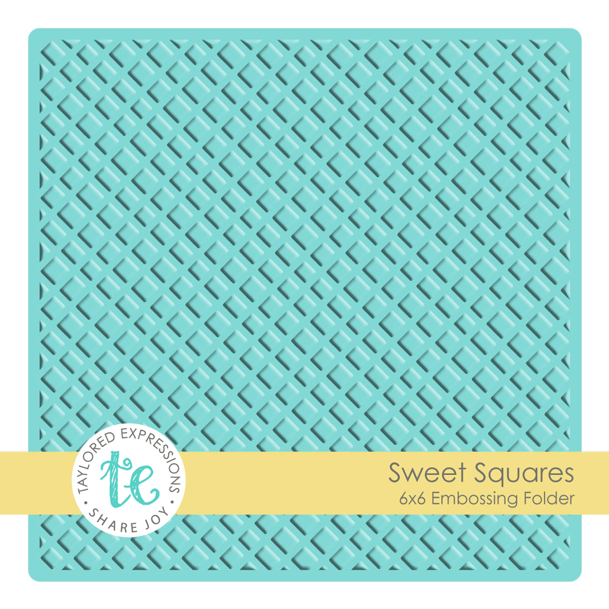 Embossing Folder - Sweet Squares