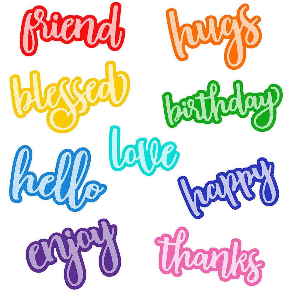 Bitty Buzzwords - Honey Cuts - Stand-Alone Dies