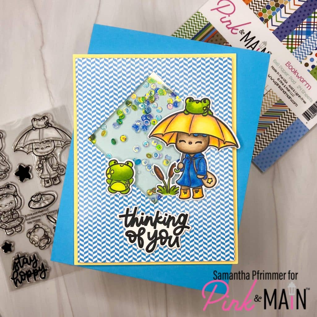 Bookworm 6x6 Paper Pad