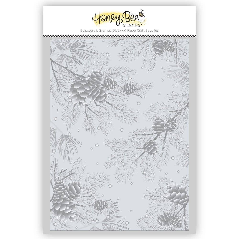 Snowy Pines - 3D Embossing Folder