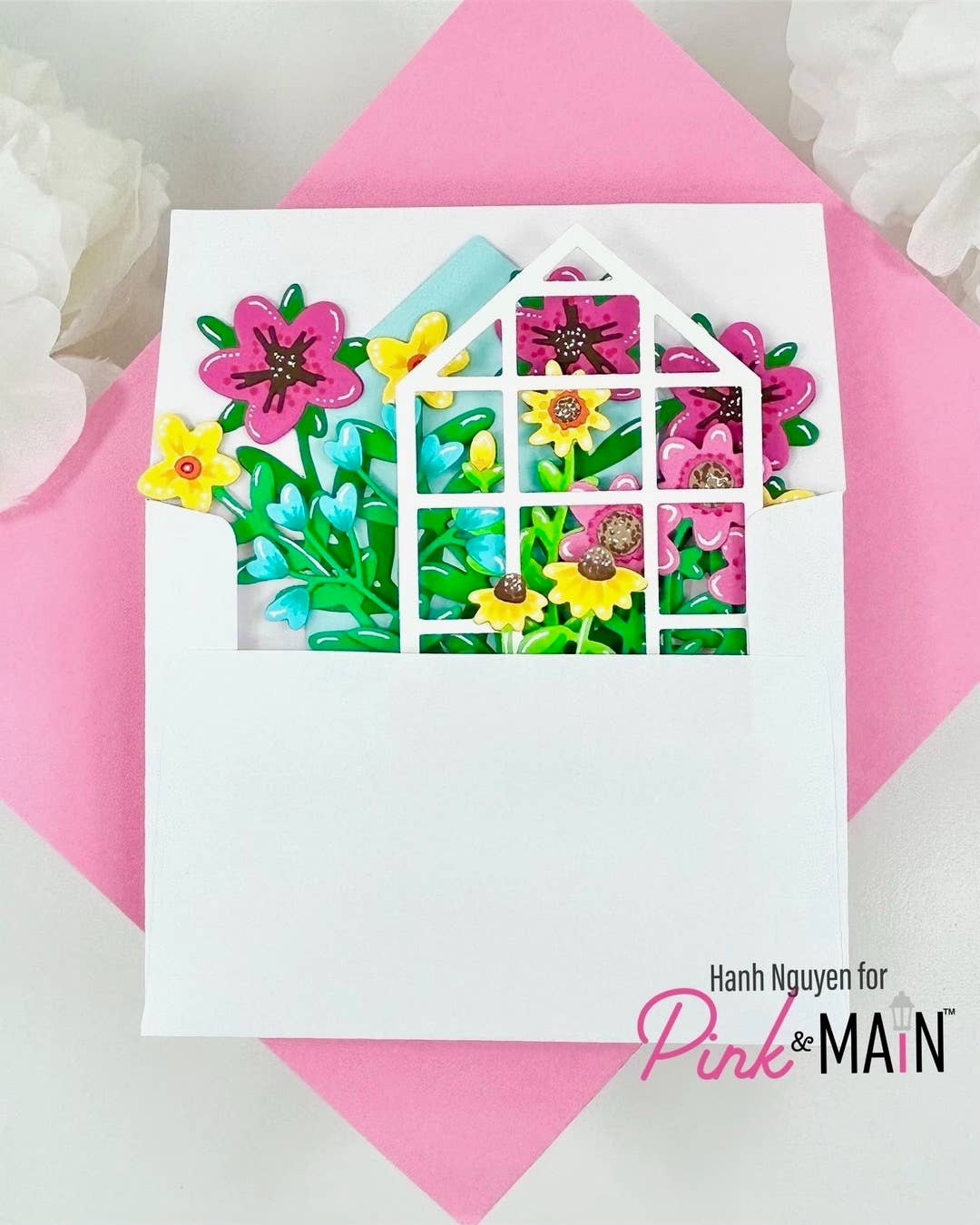 Flower Greenhouse Pop Up Card Dies