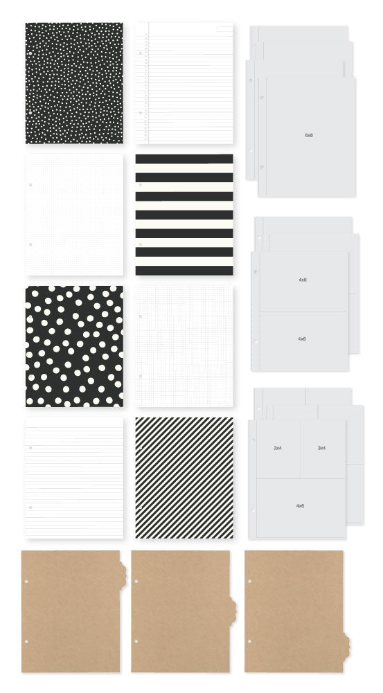 6x8 SN@P! Binder - Black