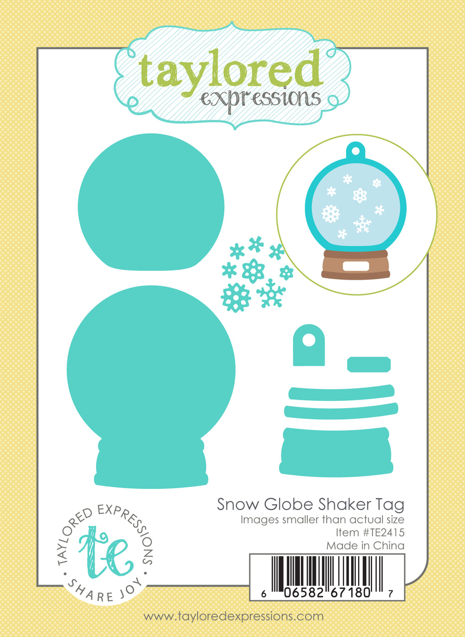 Snow Globe Shaker Tag Die Set