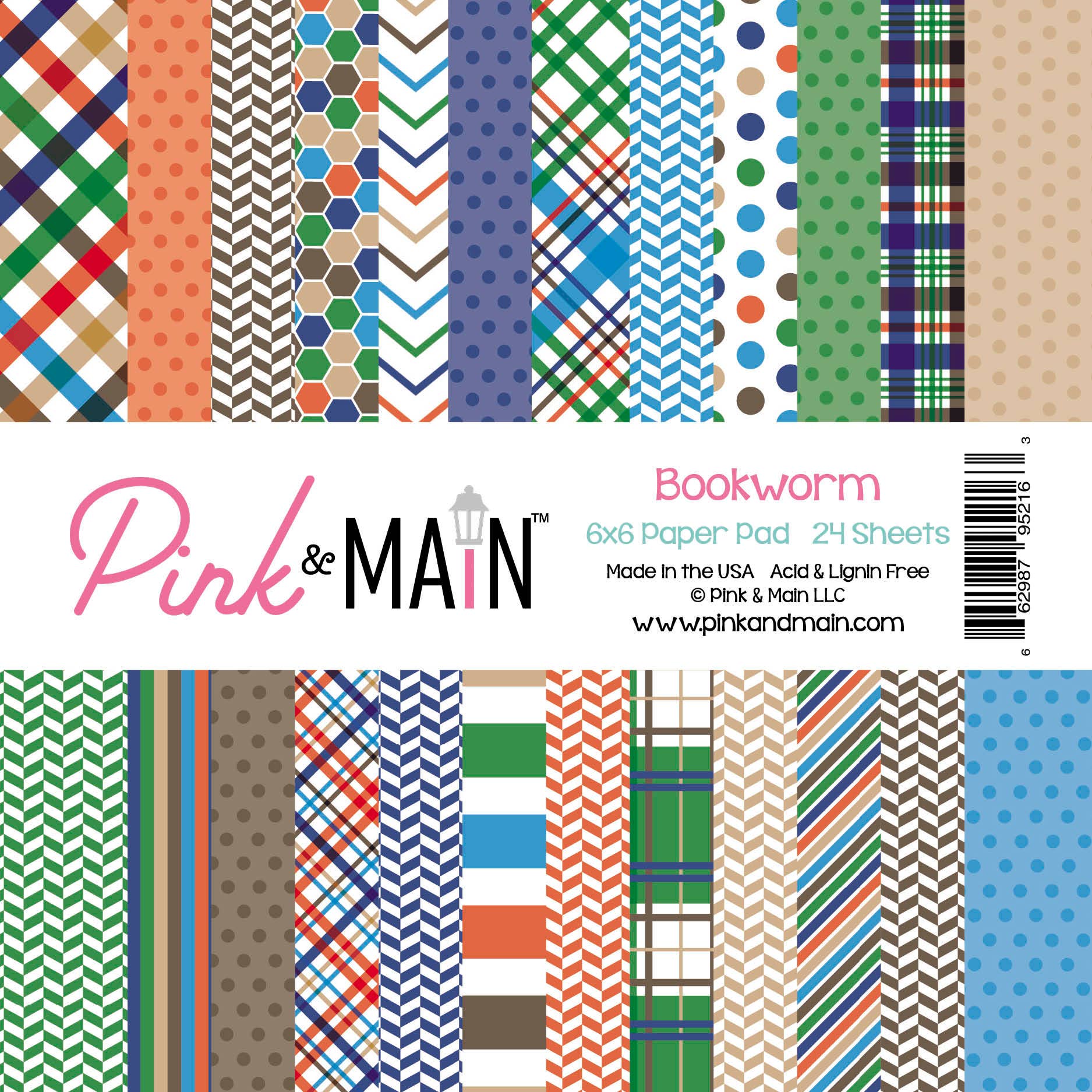 Bookworm 6x6 Paper Pad