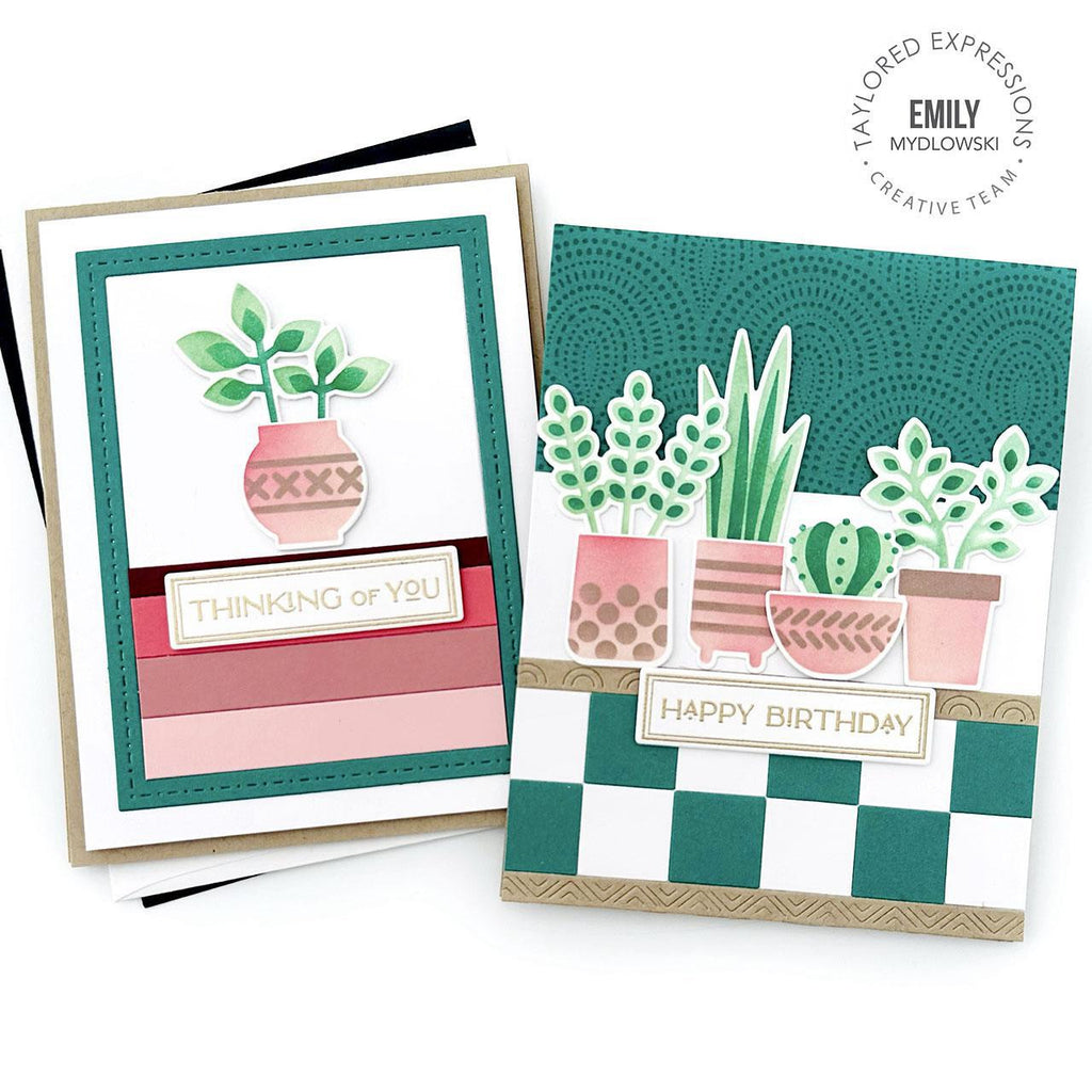 Let it Grow Layering Stencil & Clear Stamp Combo