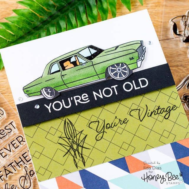 Car Show - 4x8 Photopolymer Stamp Set