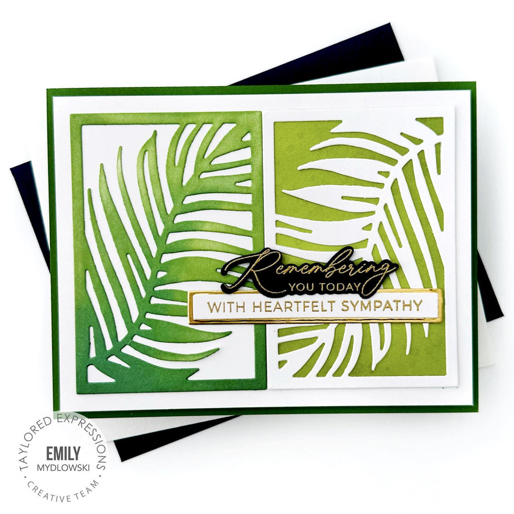 Mini Strips Stamp - Sympathy