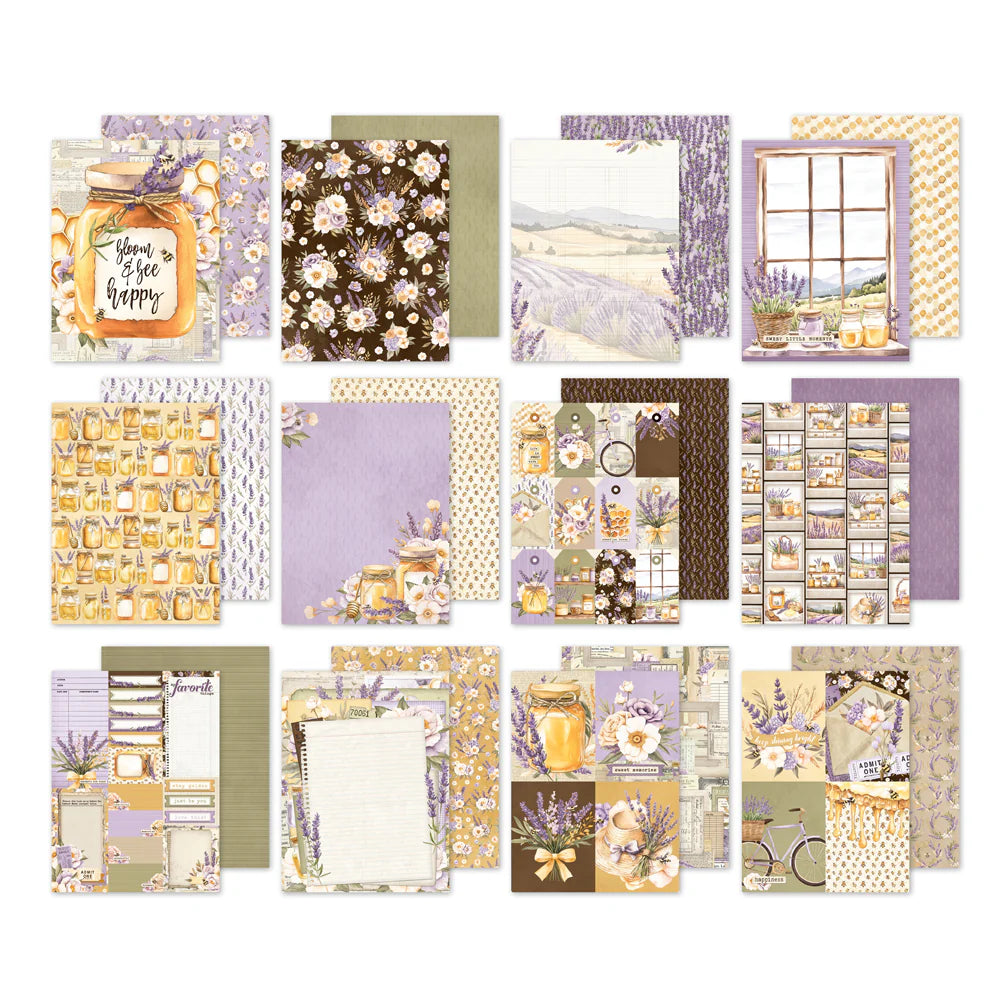 Simple Vintage Lavender Fields 6X8 Pad