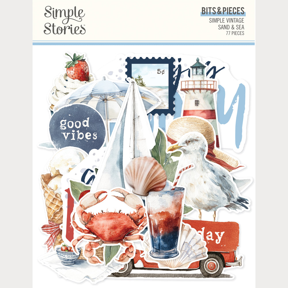 Simple Vintage Sand & Sea Bits & Pieces