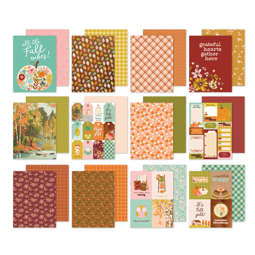 Pumpkins & Plaid - 6x8 Pad