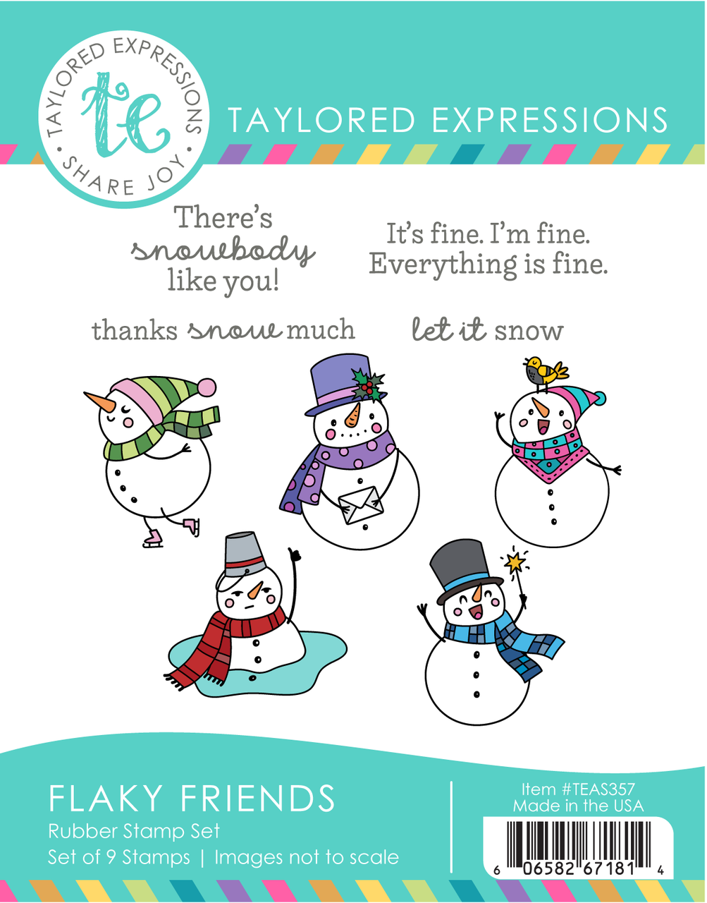 Flaky Friends Stamp Set