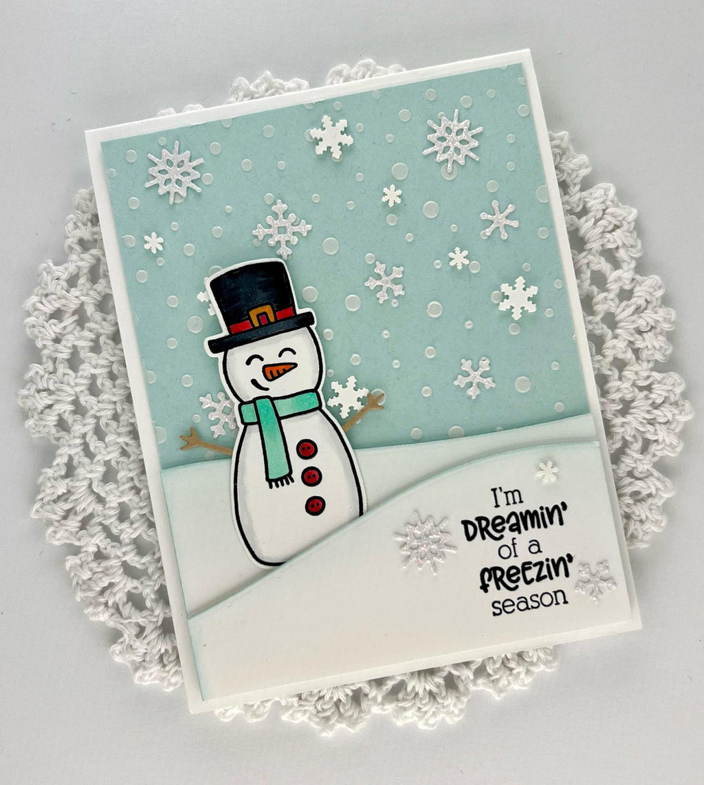 If Snowmen Could Talk Stamp & Die Combo