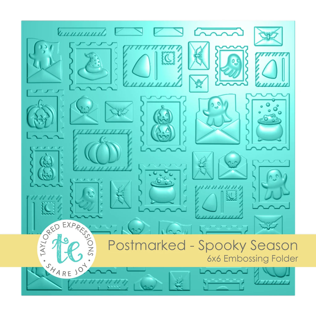 3D Embossing Folder - Postmarked - Spooky Season