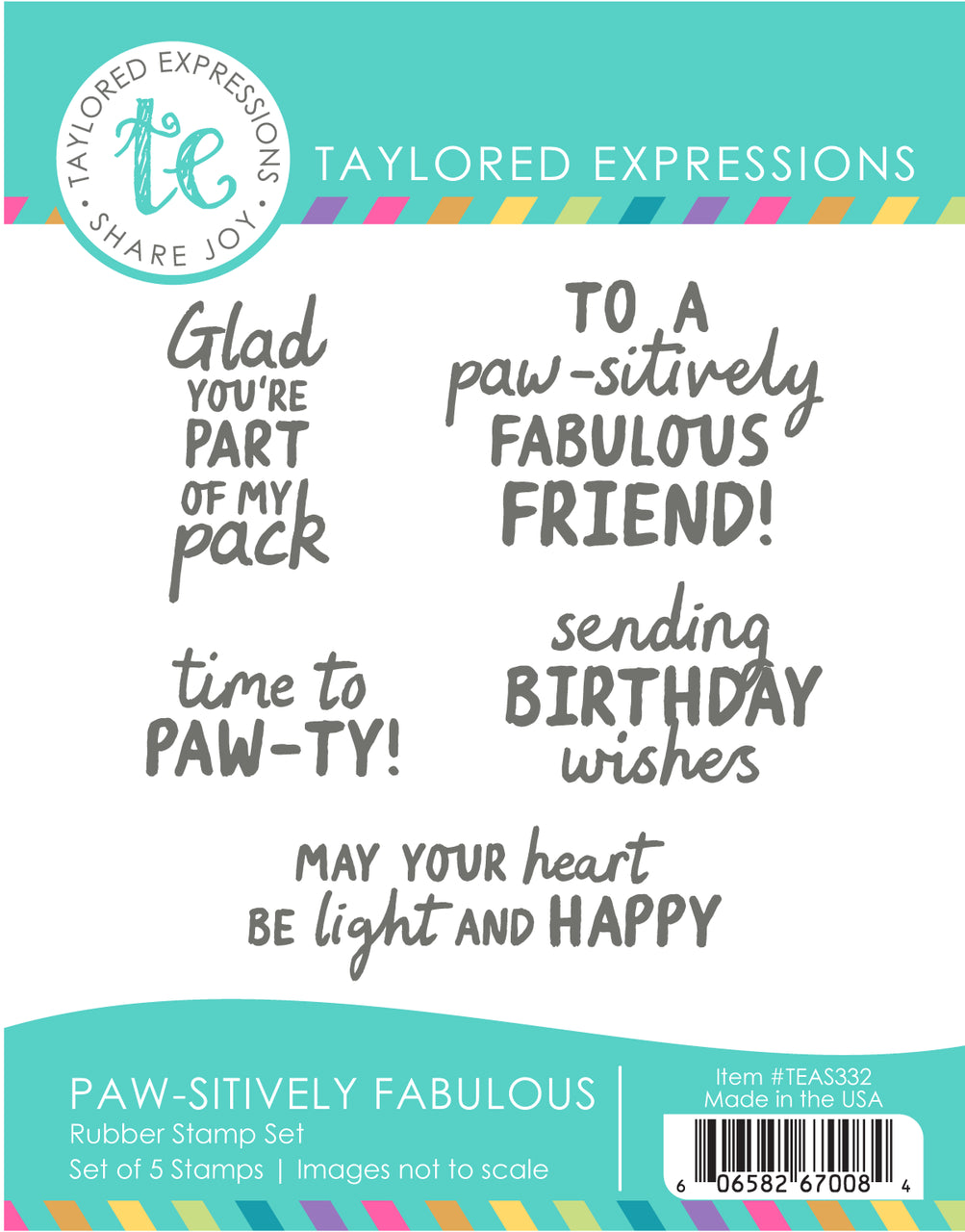 Paw-sitively Fabulous Stamp Set