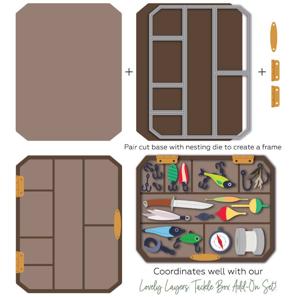 Display Box Tackle Add-On - Honey Cuts Stand-Alone Dies