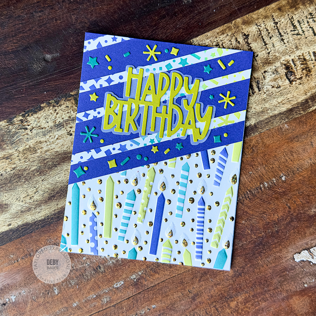 3D Embossing Folder - Birthday Blowout