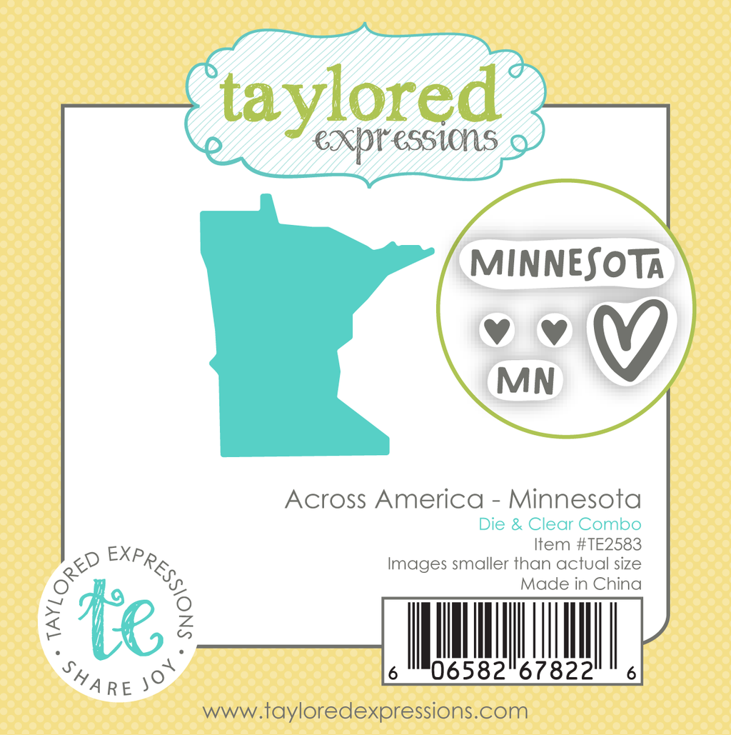 Across America - Minnesota Die & Clear Stamp Combo