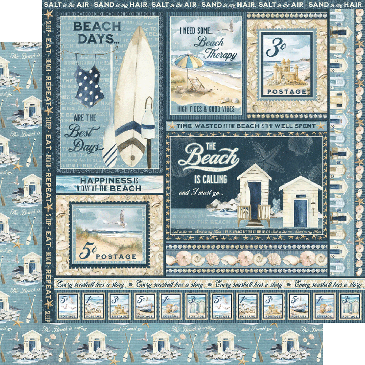 The Beach is Calling 8×8 Collection Pack