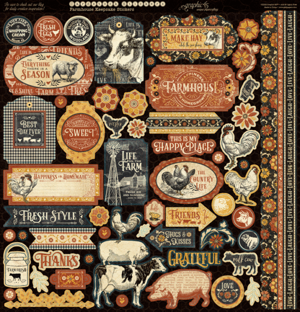 Farmhouse — Keepsake Kit with Exclusive Metal Die-Set