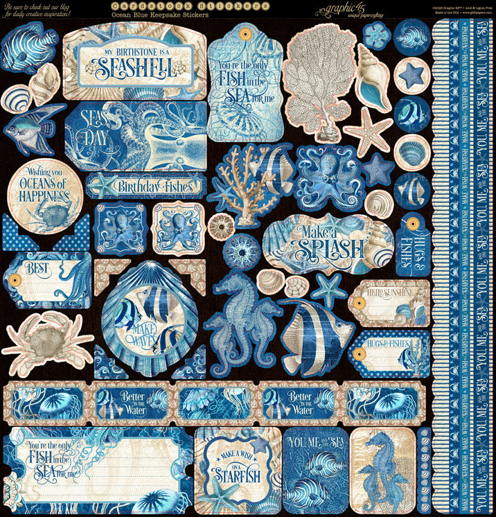 Ocean Blue — Keepsake Kit with Exclusive Metal Die-Set