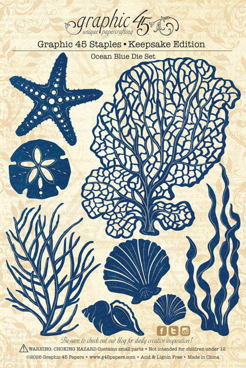 Ocean Blue — Keepsake Kit with Exclusive Metal Die-Set