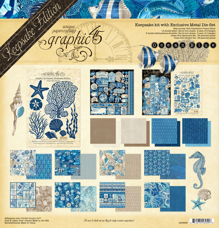Ocean Blue — Keepsake Kit with Exclusive Metal Die-Set