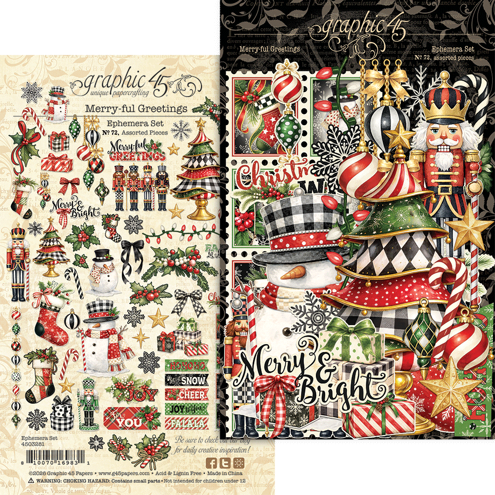 Merry-ful Greetings Ephemera Set