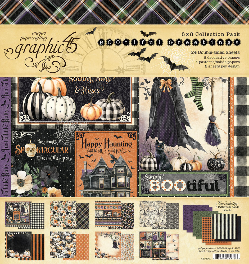 BOOtiful Greetings 8×8 Collection Pack