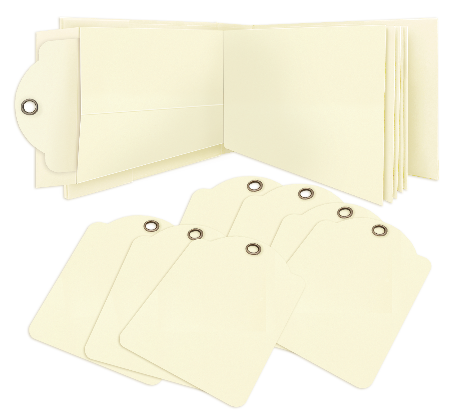 Rectangle Policy Envelope Album — Ivory