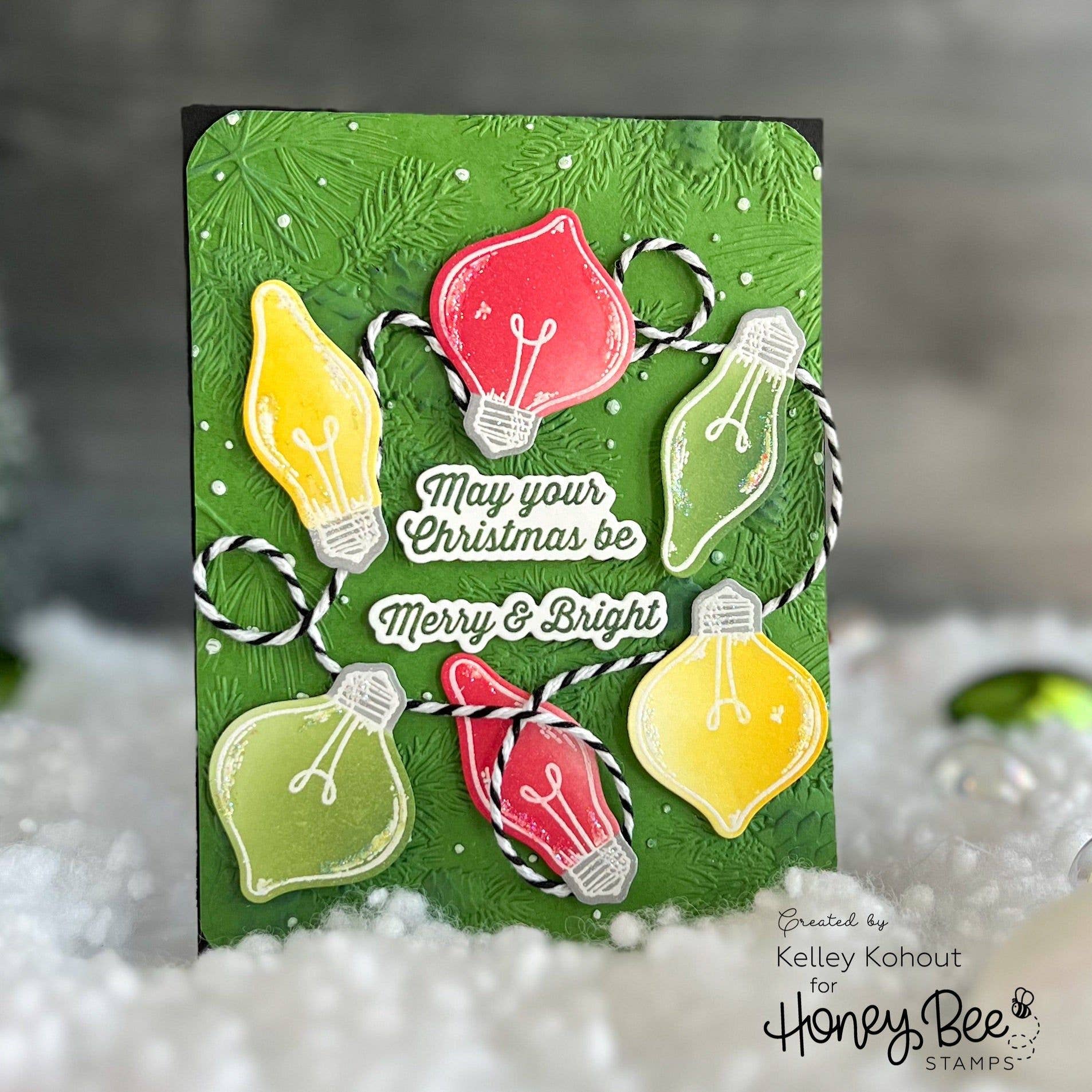 Snowy Pines - 3D Embossing Folder