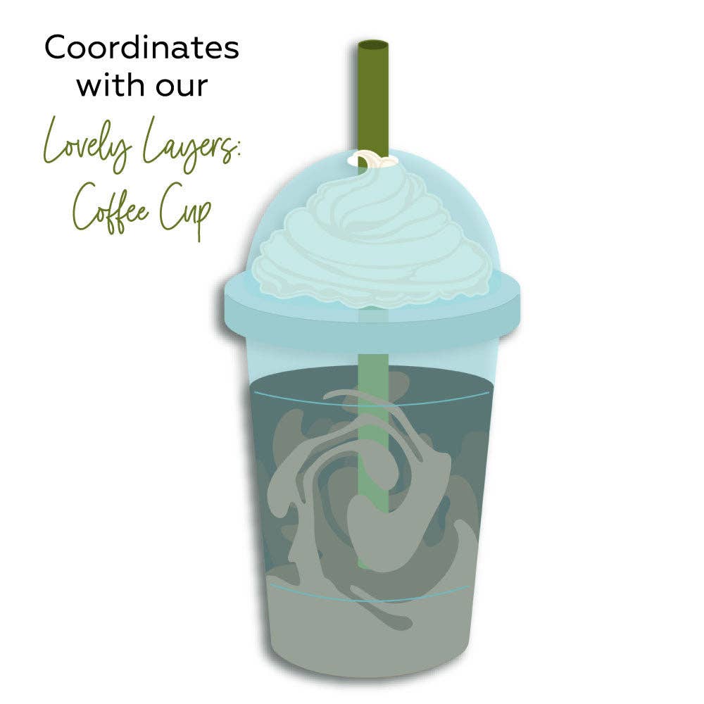 Lovely Layers: Coffee Cup Swirls Add-On - Honey Cuts - Stand-Alone Dies