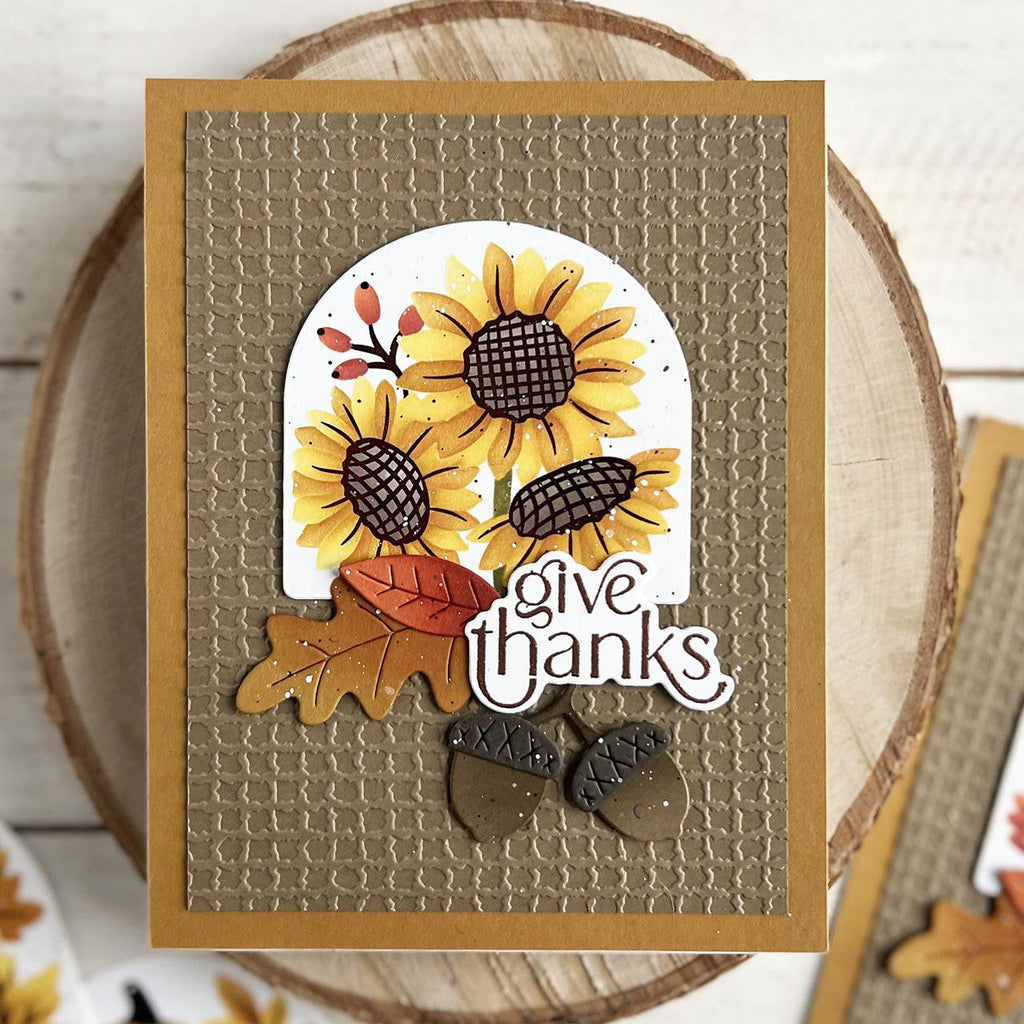 Sundry Sentiments Stamp Set - Fall