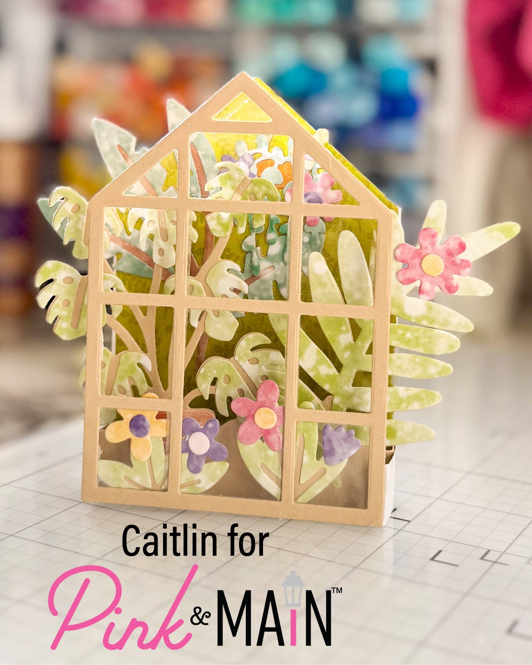 Greenhouse Pop Up Card Dies