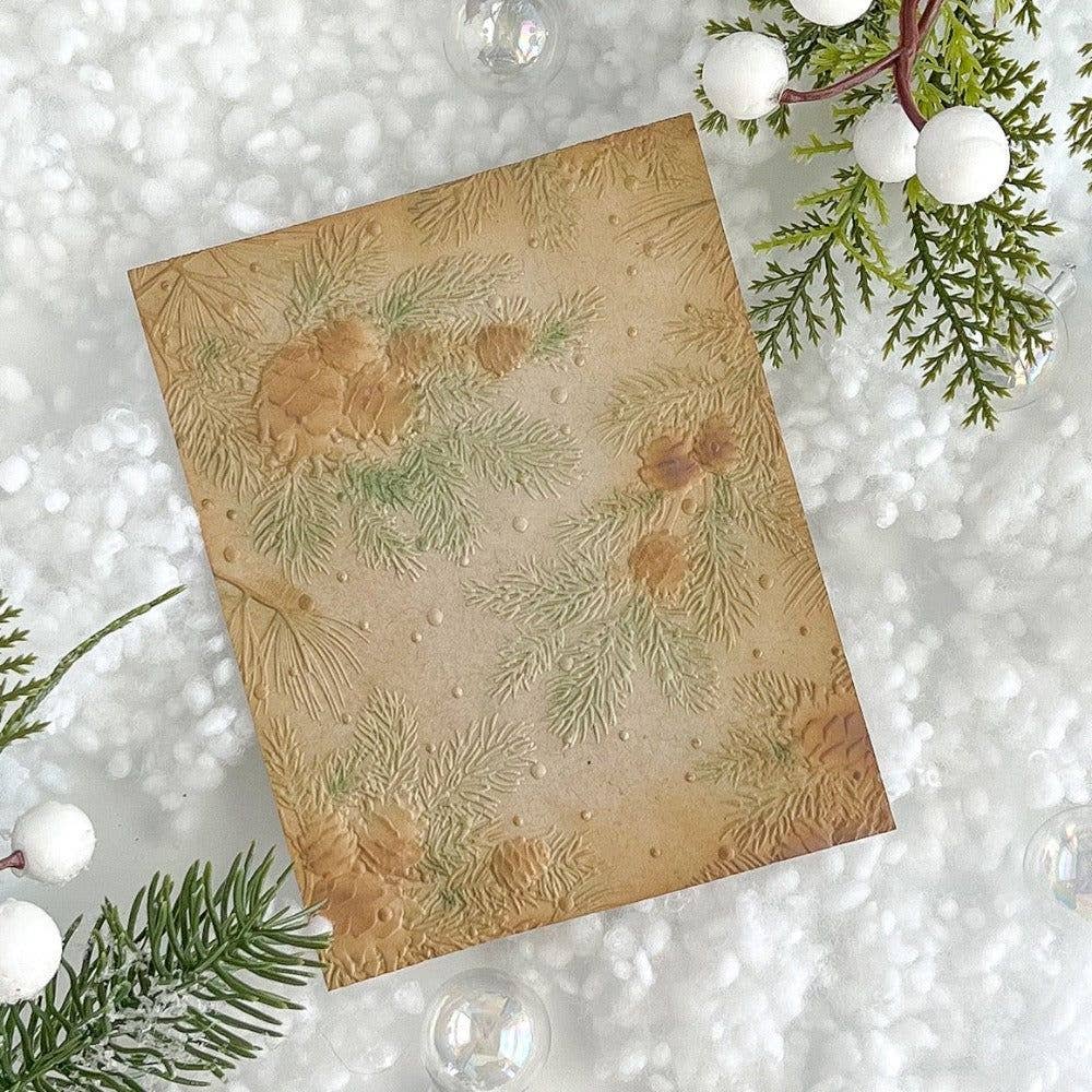 Snowy Pines - 3D Embossing Folder