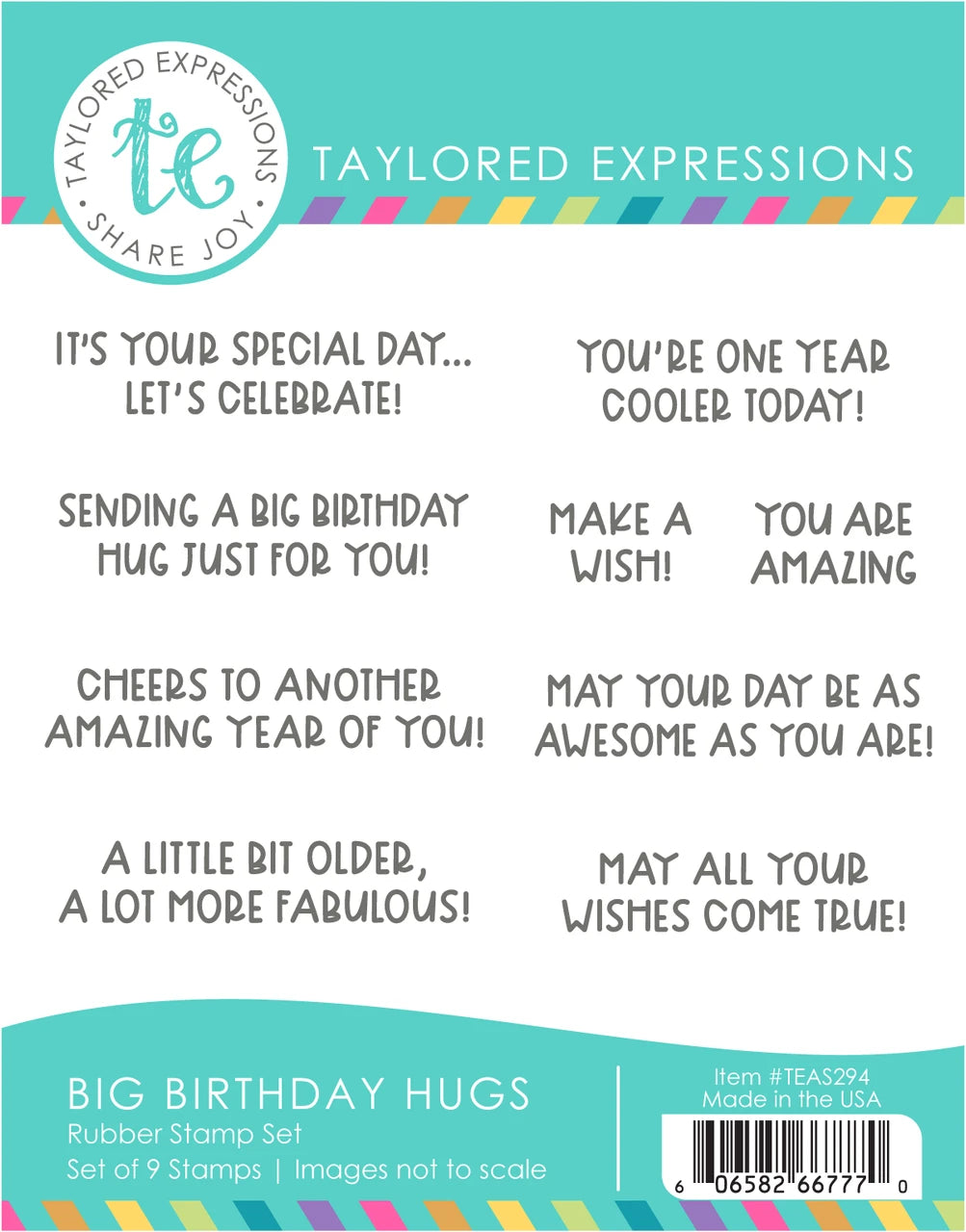 Big Birthday Hugs Stamp Set