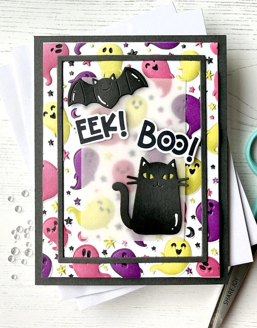 3D Embossing Folder - Boo Crew