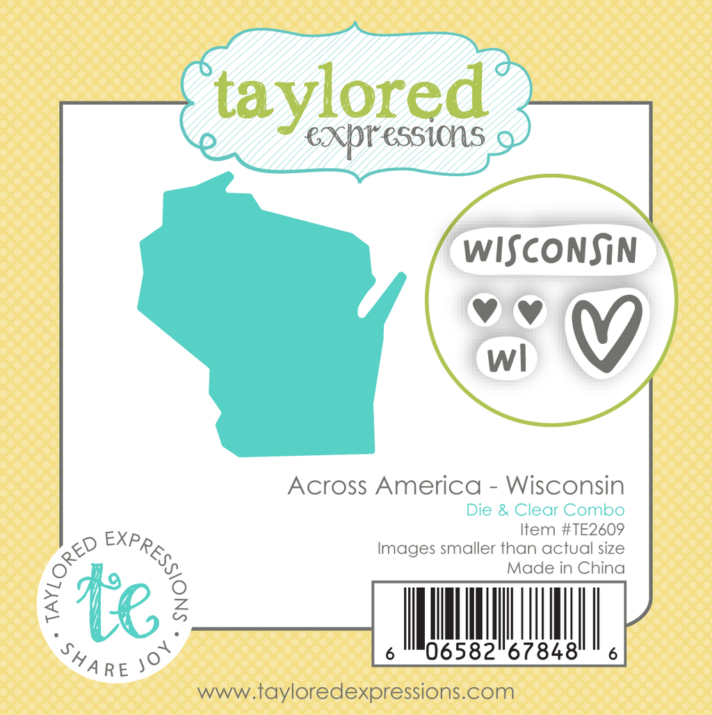 Across America - Wisconsin Die & Clear Stamp Combo