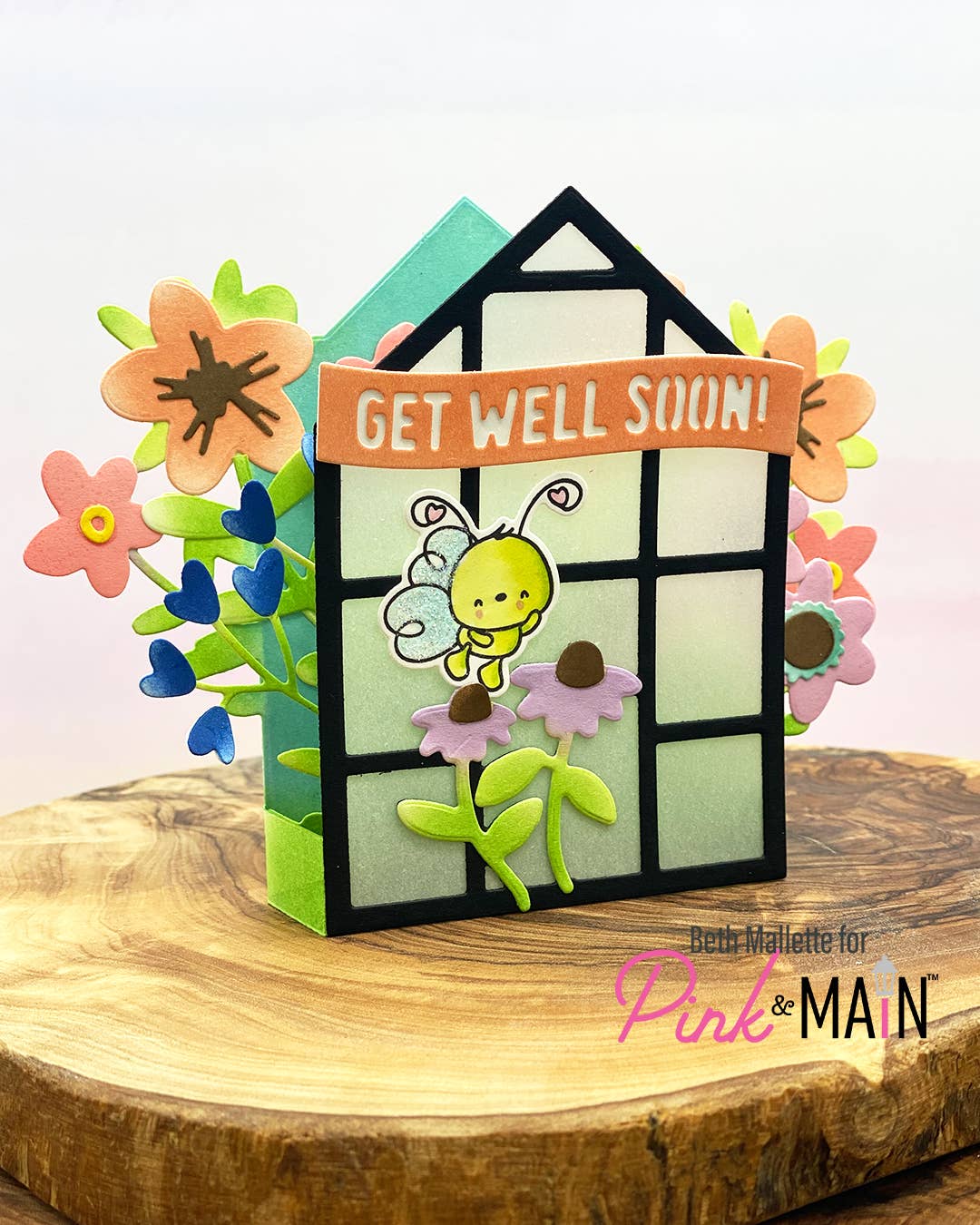 Flower Greenhouse Pop Up Card Dies