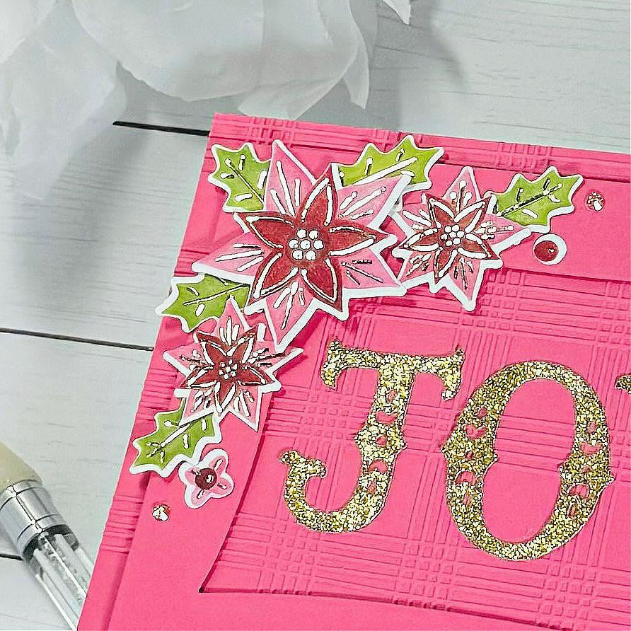 Embossing Folder - Sketched Plaid