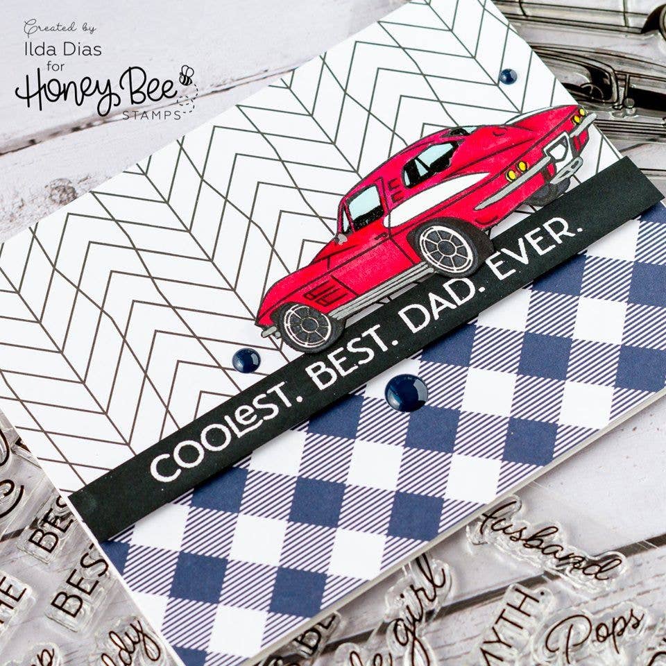Car Show - 4x8 Photopolymer Stamp Set