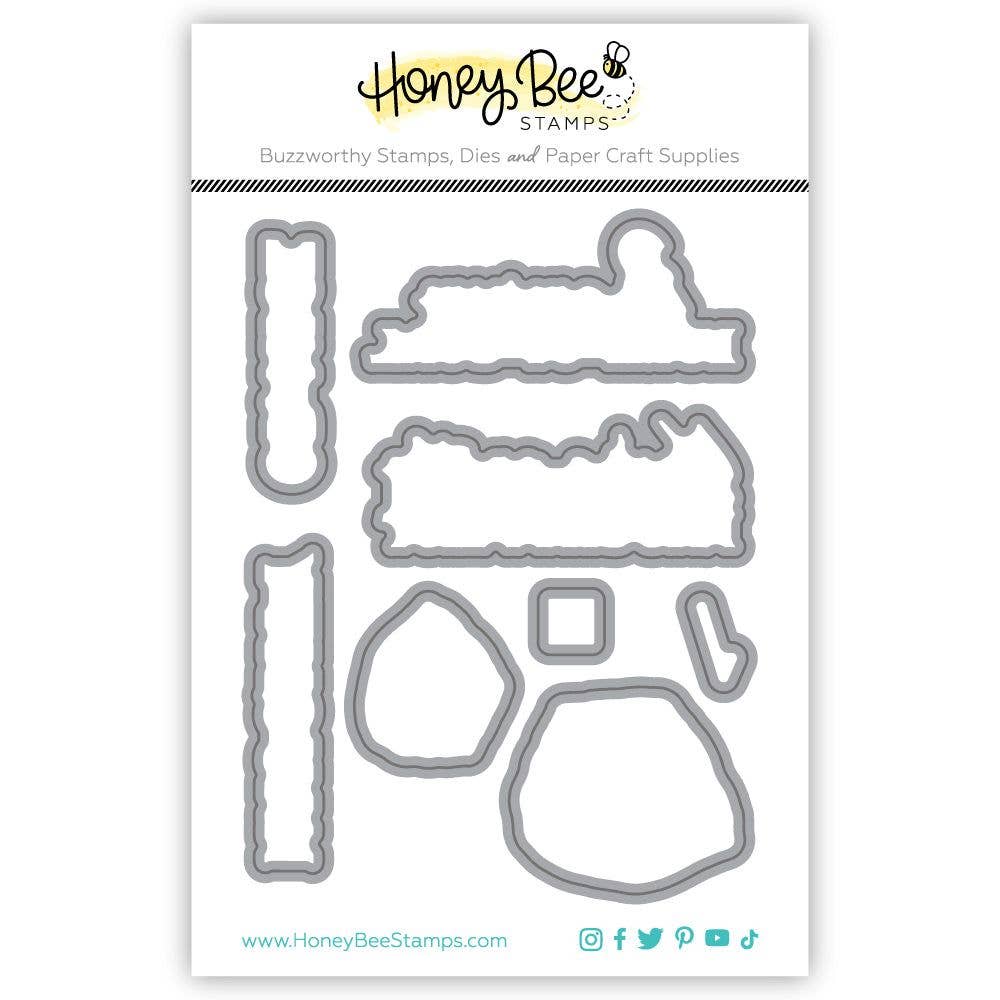 Naughty List Vintage Gift Card Box Add-On - Honey Cuts - Coordinating Dies - Retiring