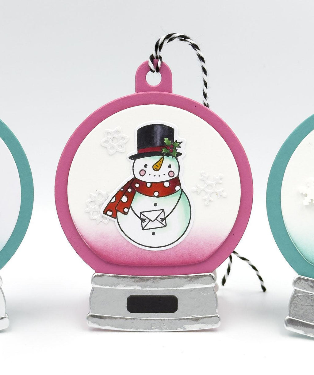 Snow Globe Shaker Tag Die Set