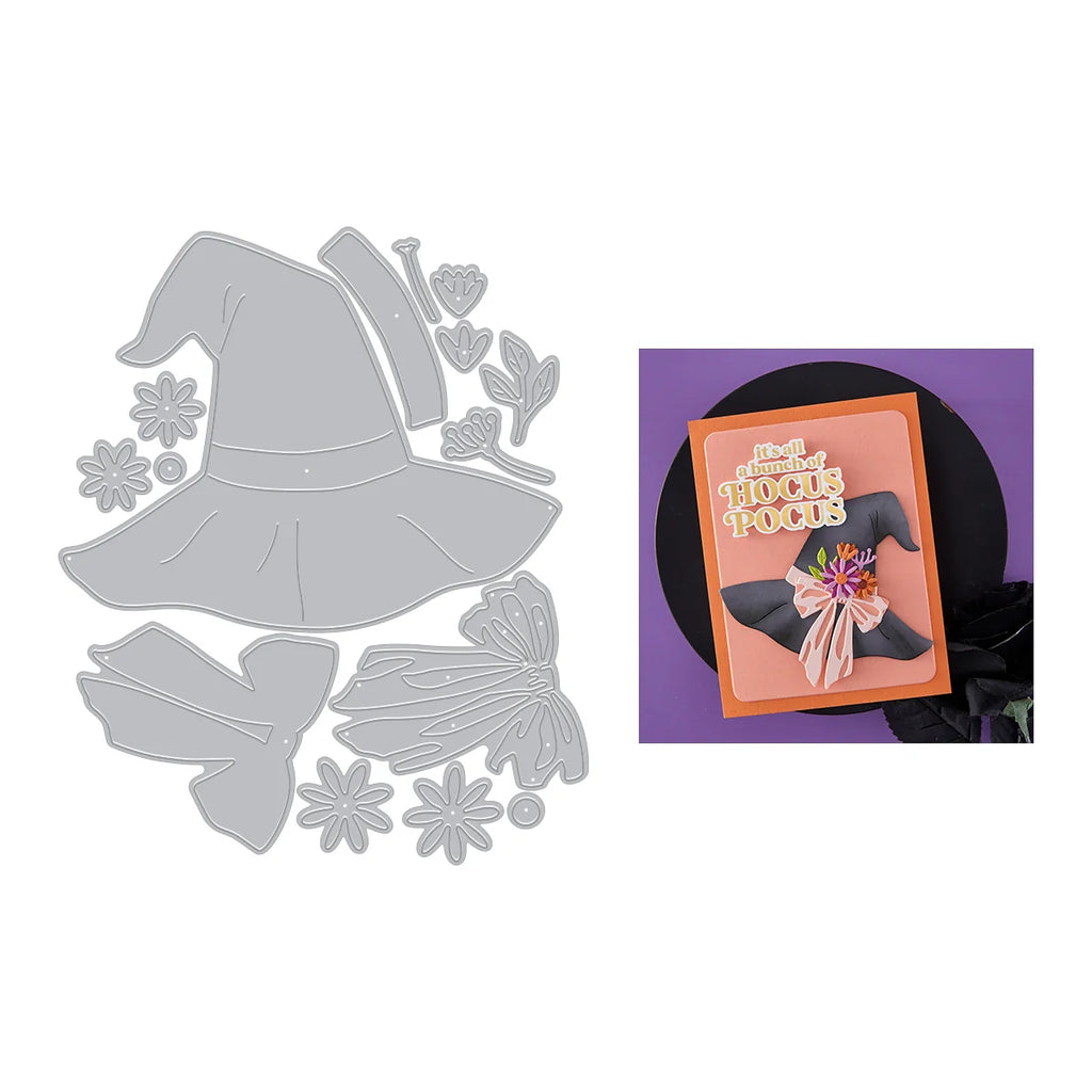 Hero Arts The Witch’s Hat Etched Dies