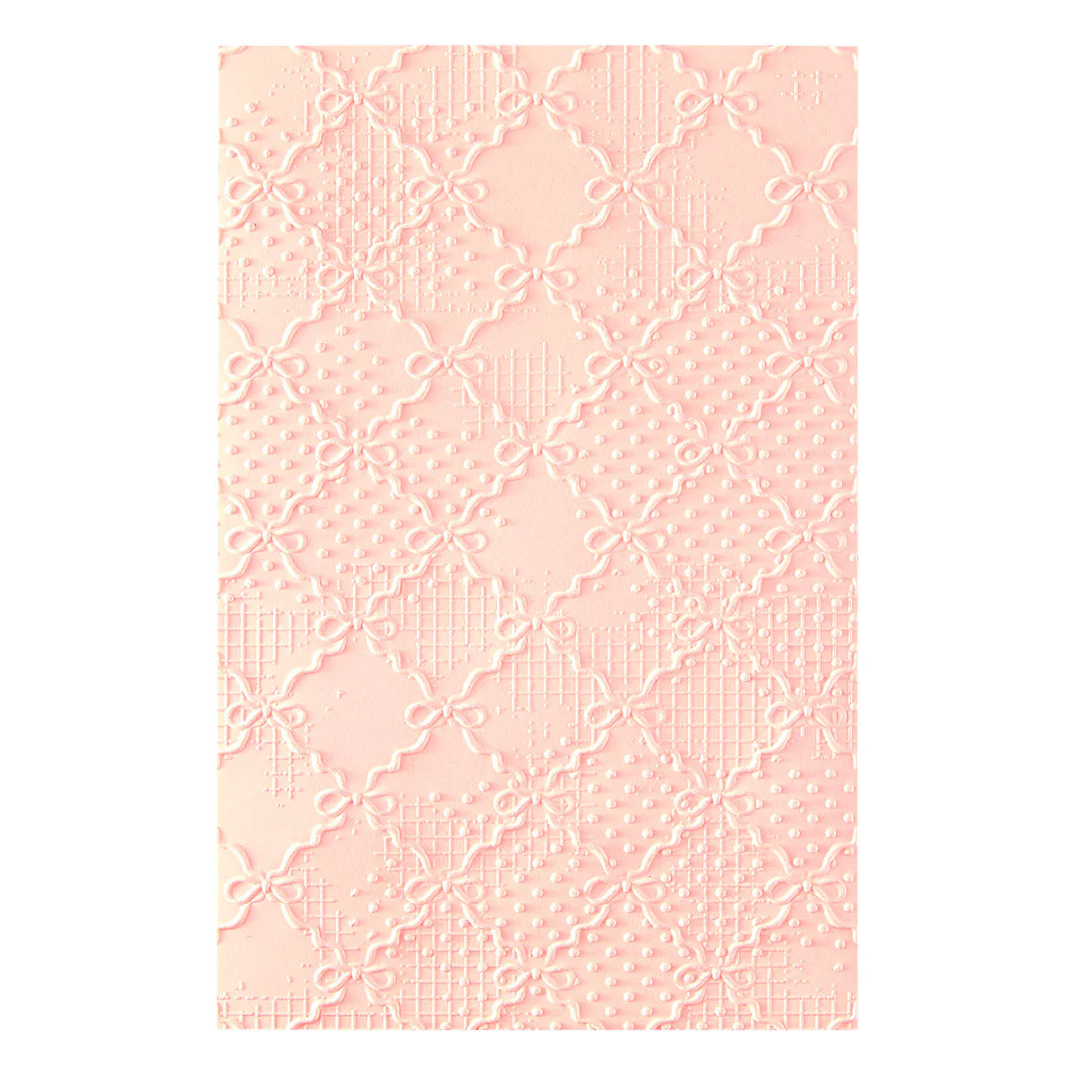 Ribbons & Seams 3D Embossing Folder by Frank Garcia
