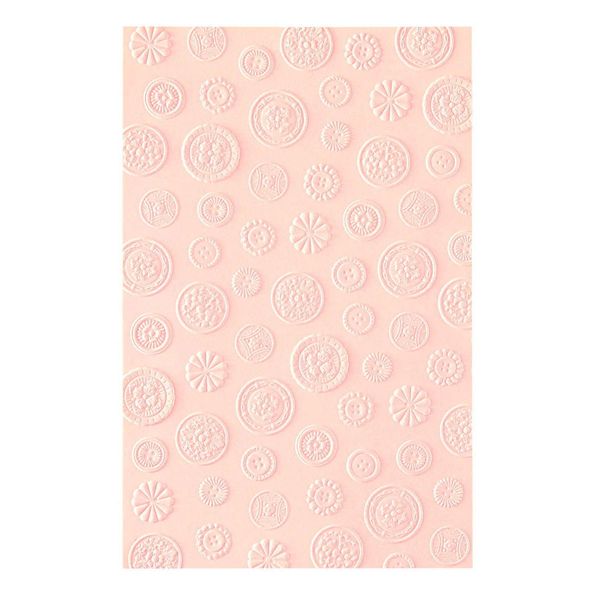 Haberdashery Buttons 3D Embossing Folder by Frank Garcia
