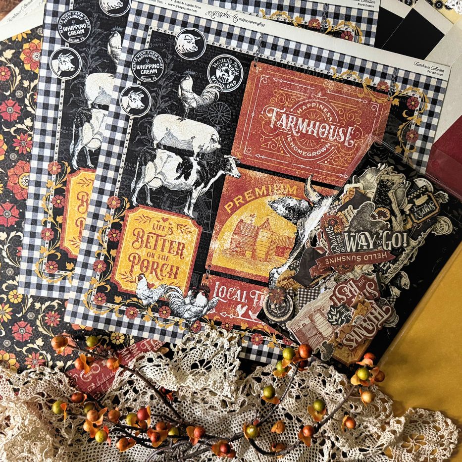 Farmhouse — Keepsake Kit with Exclusive Metal Die-Set