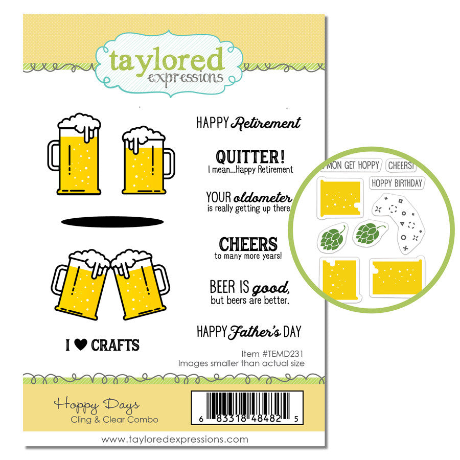 Hoppy Days Cling & Clear Stamp Combo