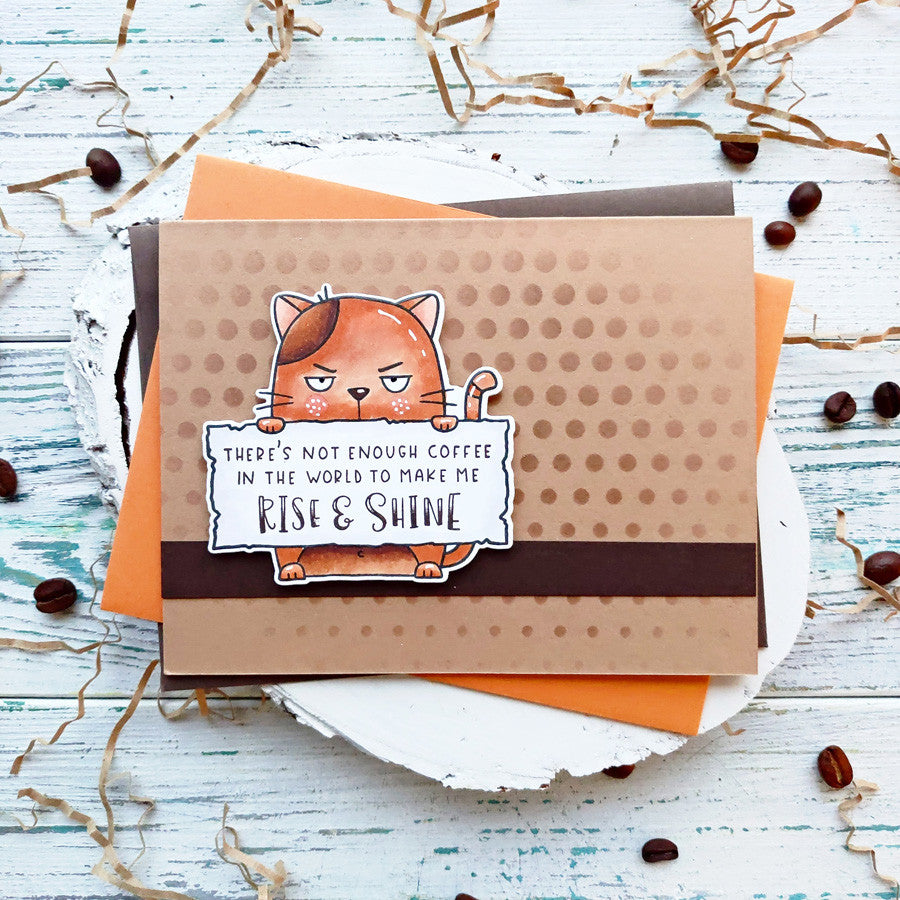Big Grumpy - Cat Stamp & Die Combo